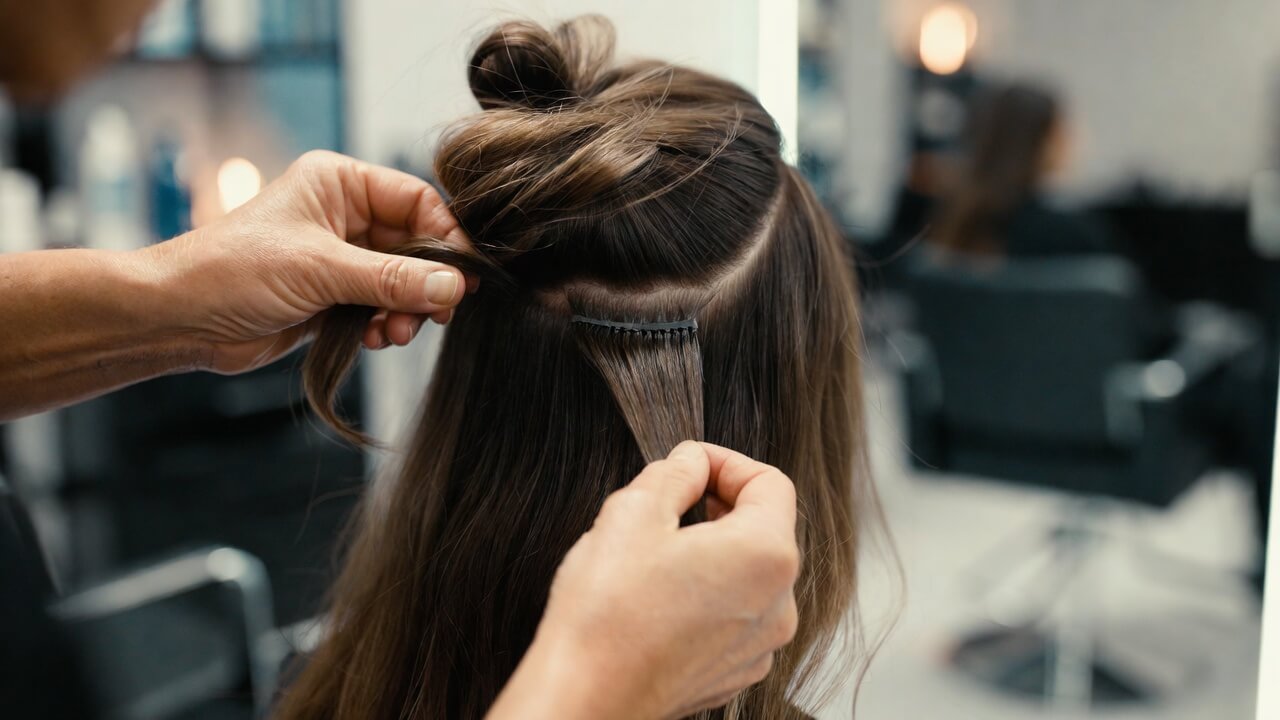 De kunst van hairextensions